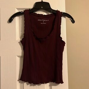 Aeropostale tank top. Maroon and a size small, super comfortable and good fit.